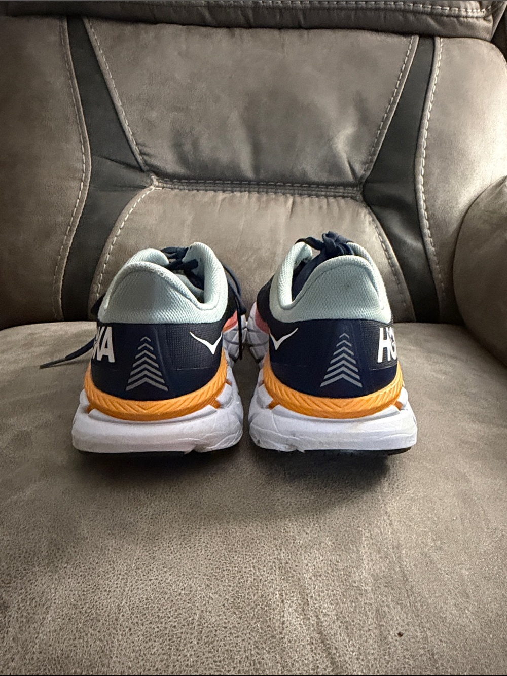 Hoka One One Clifton 7 Women's Size 7 Running Shoes Blue - Picture 4 of 7